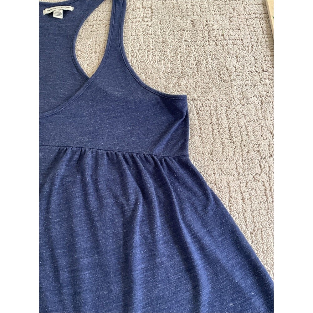 American Eagle Outfitters Tank Top, Women's Size Medium, Blue Button Up.EUC - Picture 6 of 14